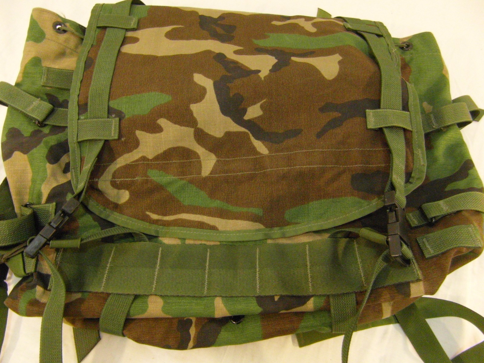 BDU WOODLAND MODULAR Load-Carrying Equipment Main Pack RUCKSACK BAG NO FRAME