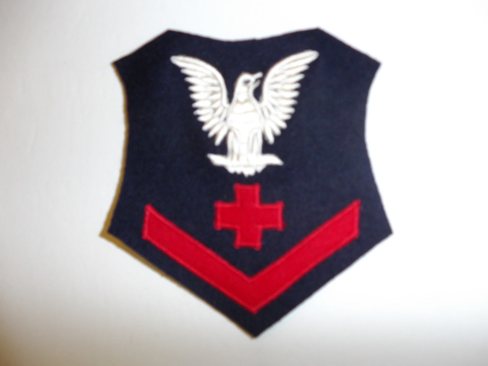 11008s WW1 Pharmacist Mate 3rd Class Rate Rating single blue wool R6C