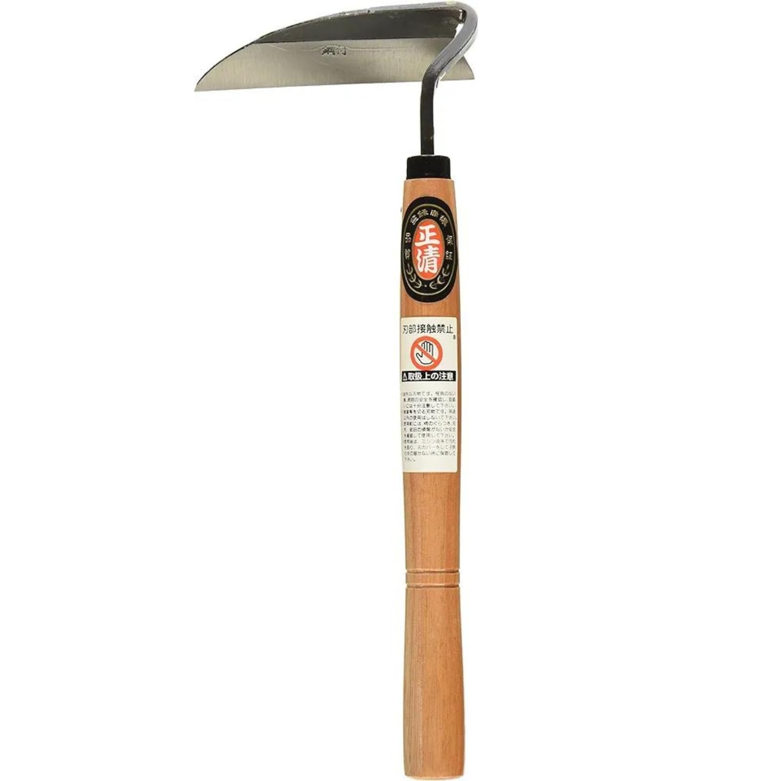 Japanese Weeding Sickle Very Sharp Edge Quick Work (Full Size) beige