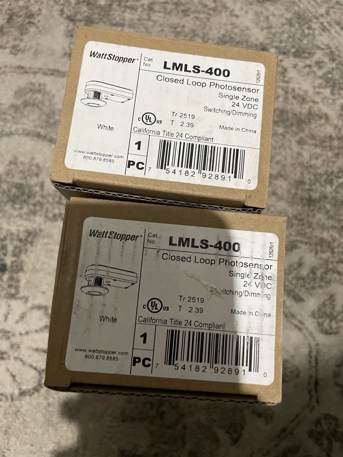 2 WATTSTOPPER LMLS-400 DLM SINGLE ZONE PHOTOCELL **NEW** (qty 2)