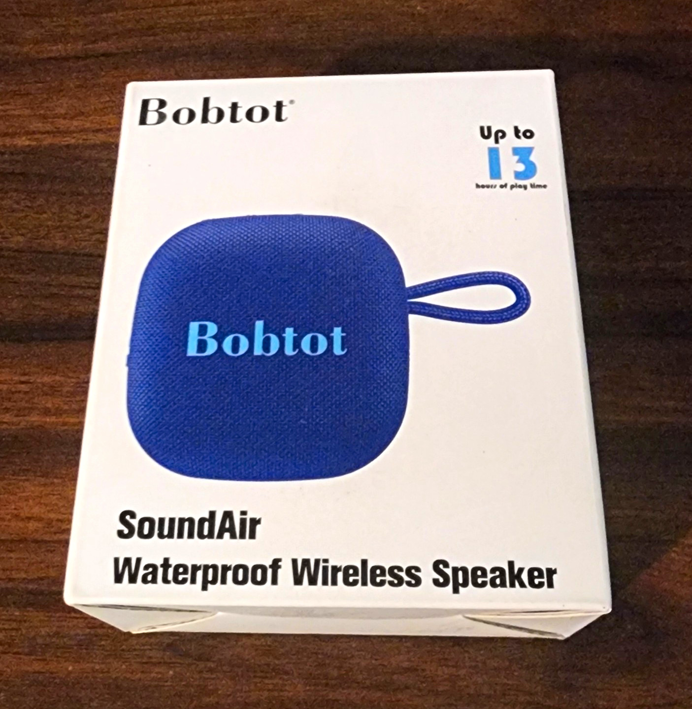 Bobtot SoundAir Waterproof Bluetooth TWS Hands-Free Portable Speaker Blue