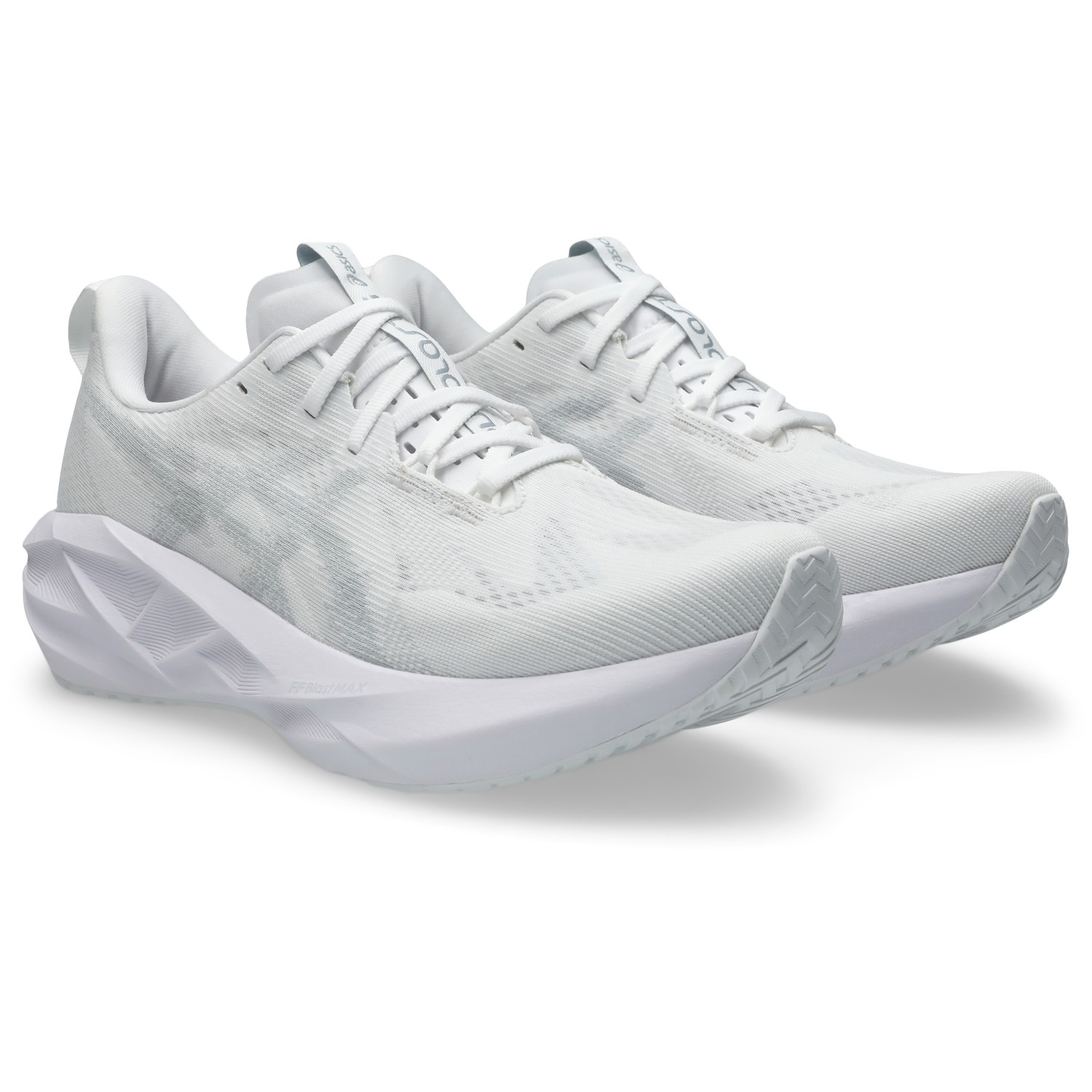 ASICS Men's Novablast 5 Running Shoes, White/Piedmont Grey