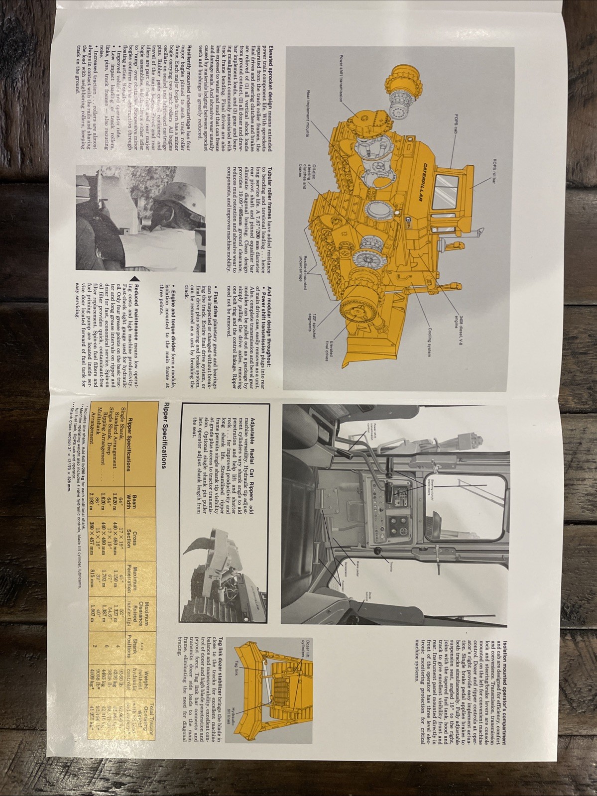 Caterpillar D8L Brochure ‘81