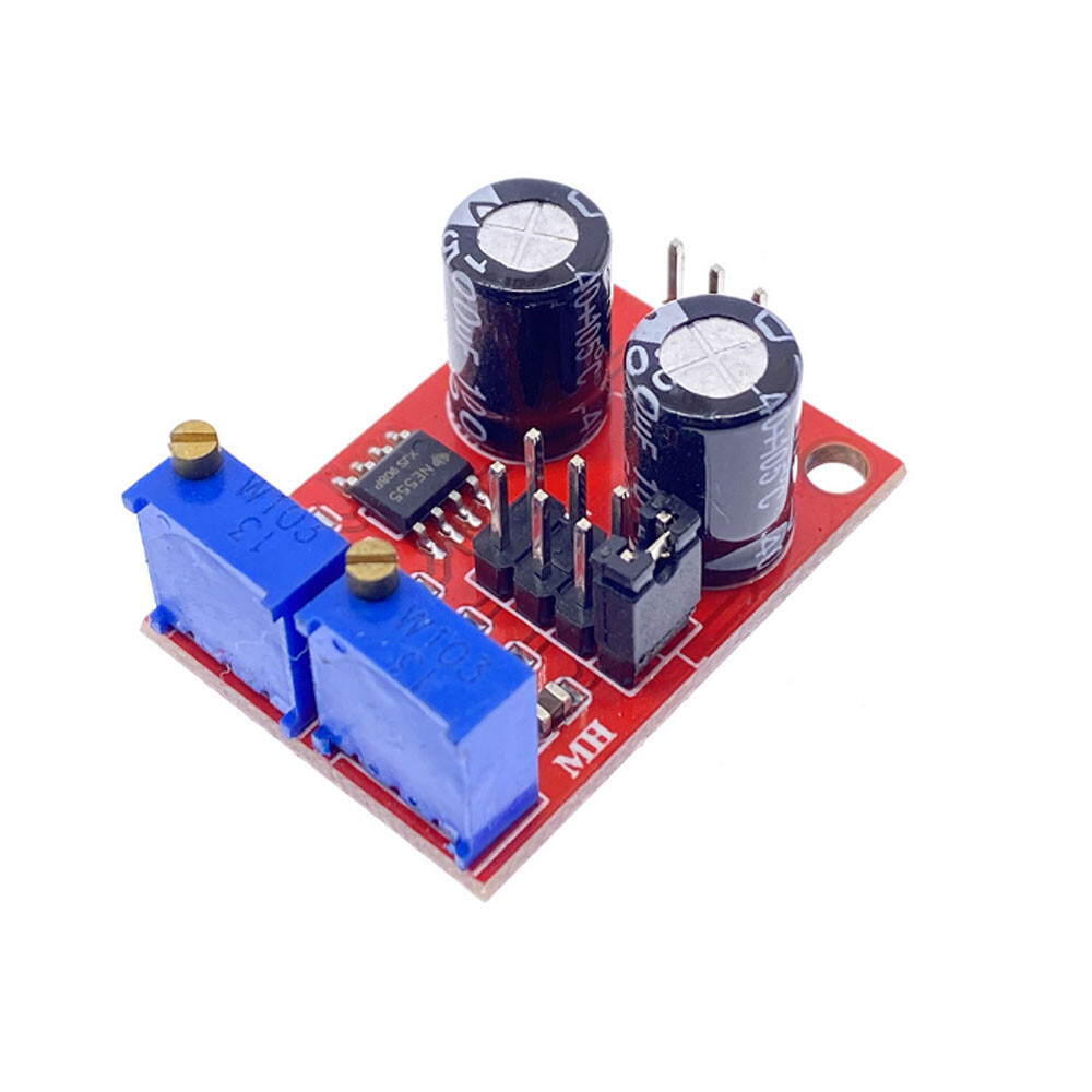 4PACK NE555 Duty Cycle Pulse Frequency Adjustable Square Wave Generator Module