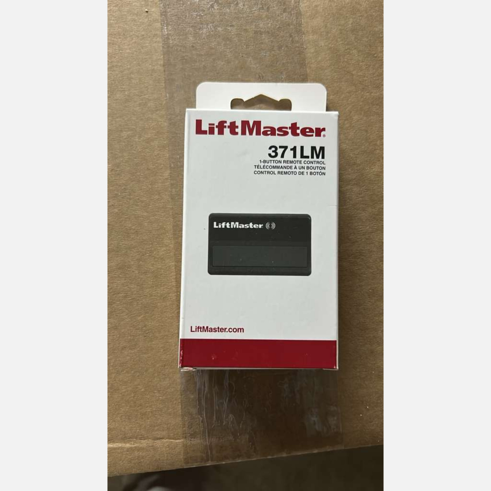 2 Pack LiftMaster 371LM 1-Button Security+ 315MHz Garage Door Remote Control