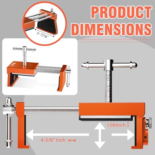 ECY Cabinet Face Frame Alignment Clamps - 2 Pack Orange Aluminum