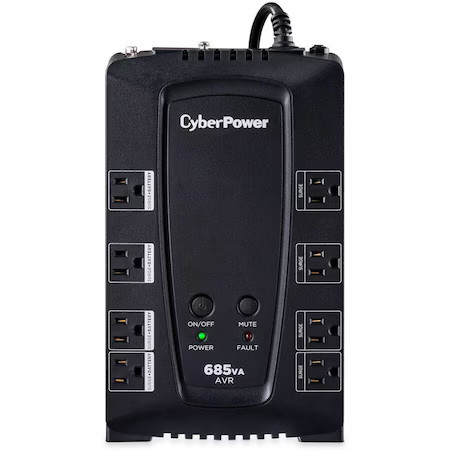 Cyberpower Cp685avrg Ups System, Line Interactive, Out: 120 V Ac In: 120 V Ac