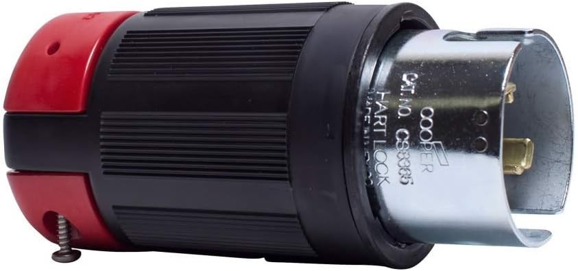 CS8365C 50A Locking Plug, 250V, 3P/4W - Cooper # CS8365C