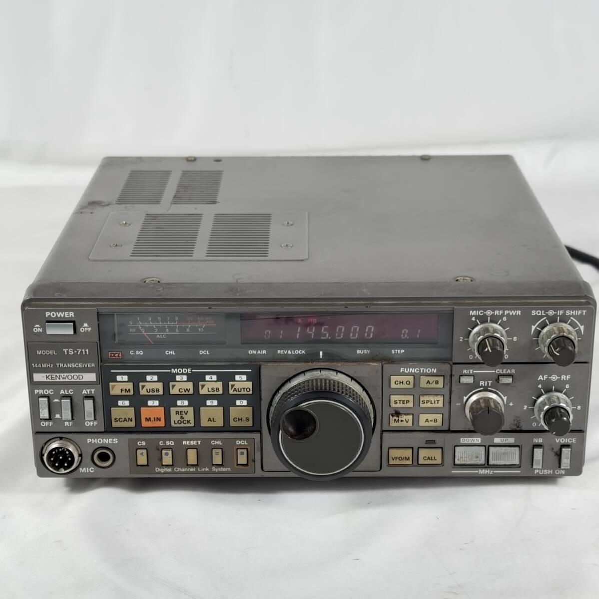 Kenwood TS-711A 2m 144MHz All Mode Ham Radio Base Transceiver SSB FM CW Tested