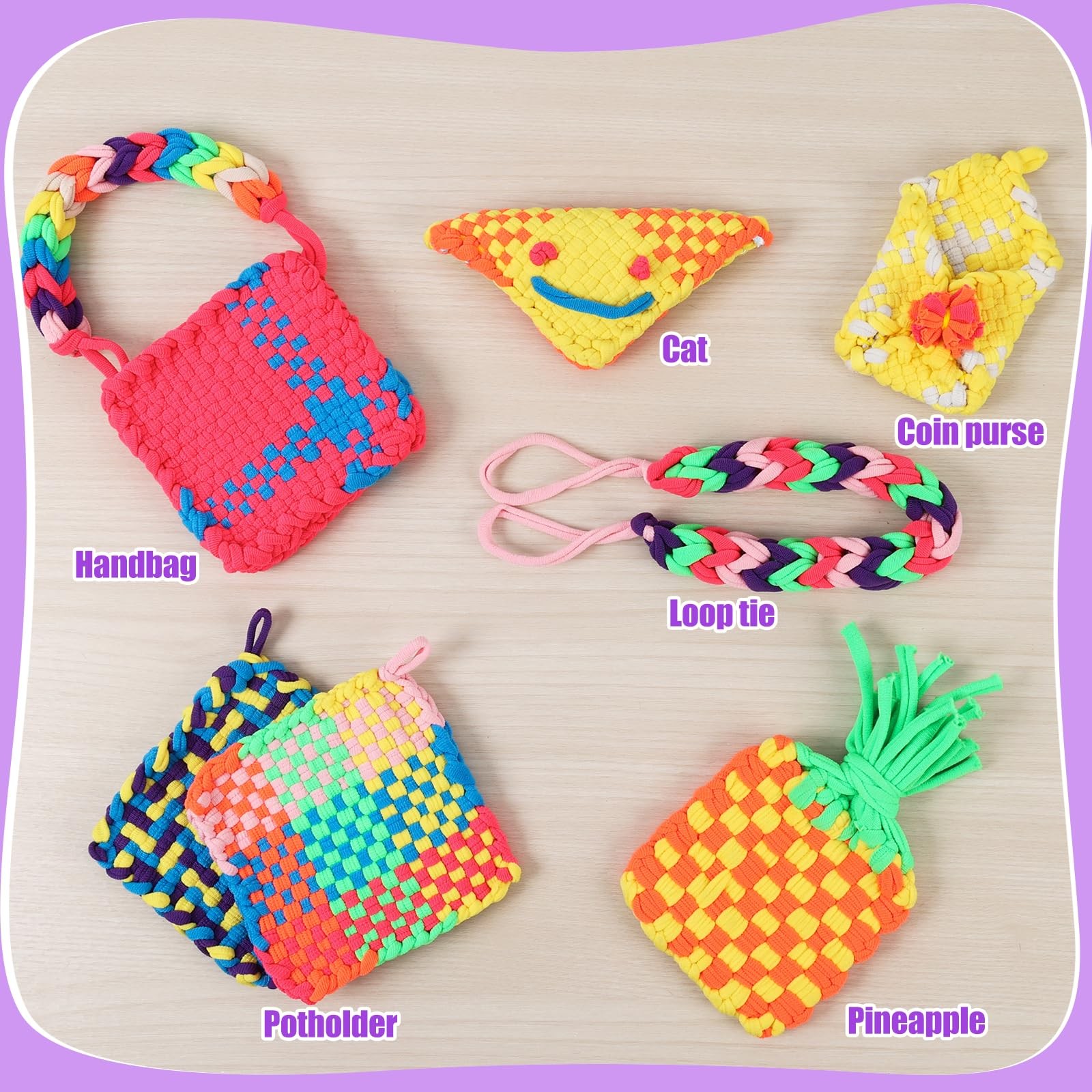 Weaving Loom Kit Toy - Birthday Gifts for Kids 6 7 8 9 10 11 12 Years Old - A...