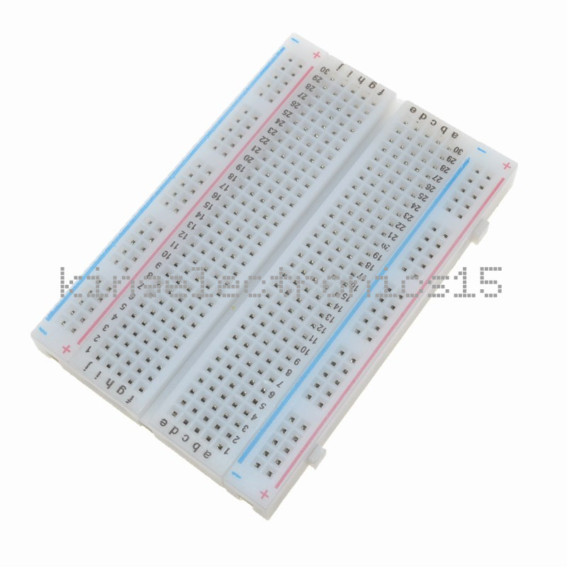 10PCS Mini Universal Solderless Breadboard 400 Contacts Tie-points Available