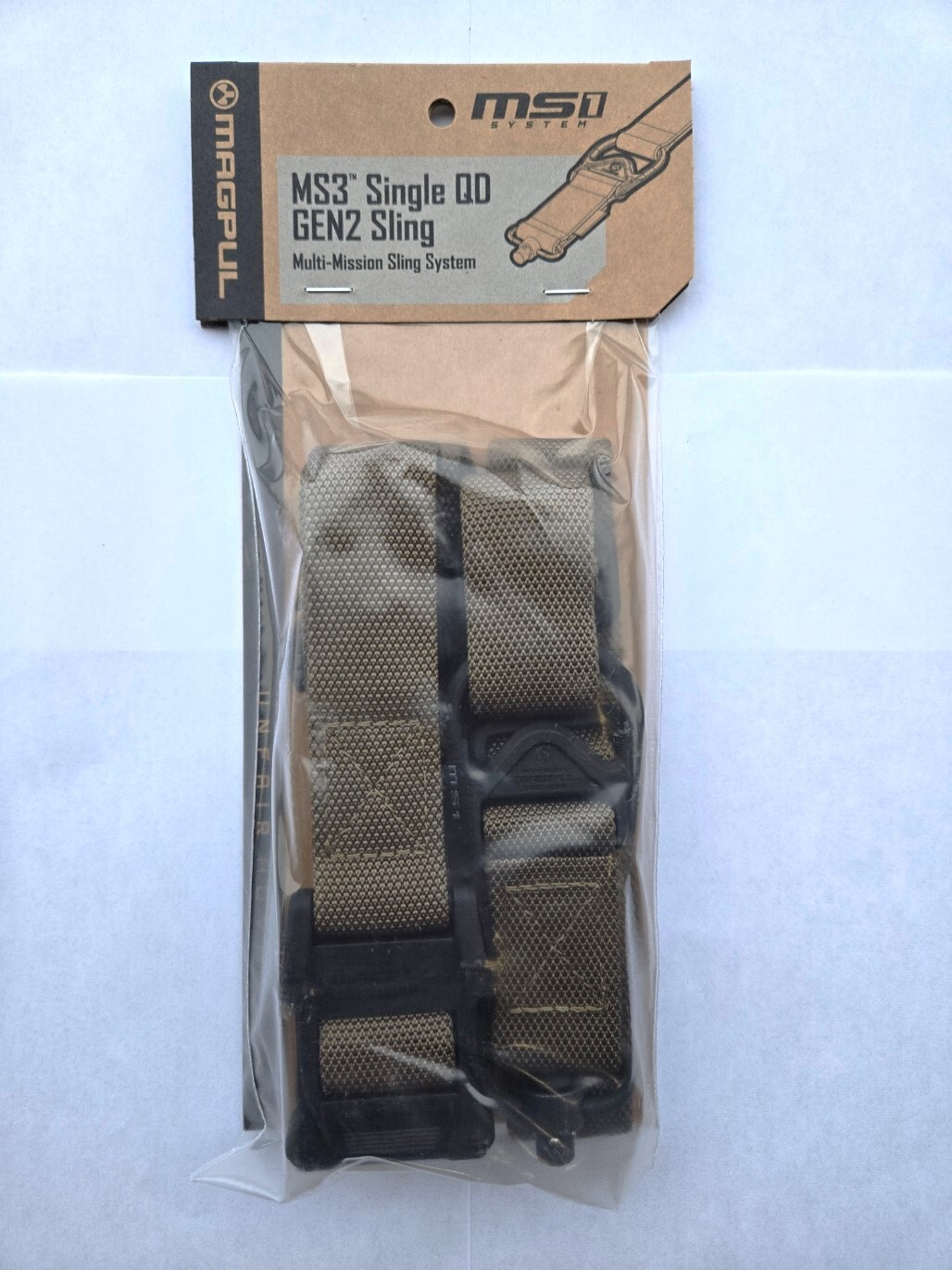MagpuIUSA MS3 Single QD 1-Point & 2-Point Sling Gen 2 MAG515 Made in USA
