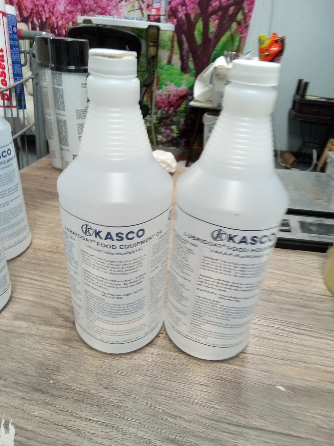 2 Pkg Kasco Lubricoat Food Grade Oil, Equipment Oil 32oz 474