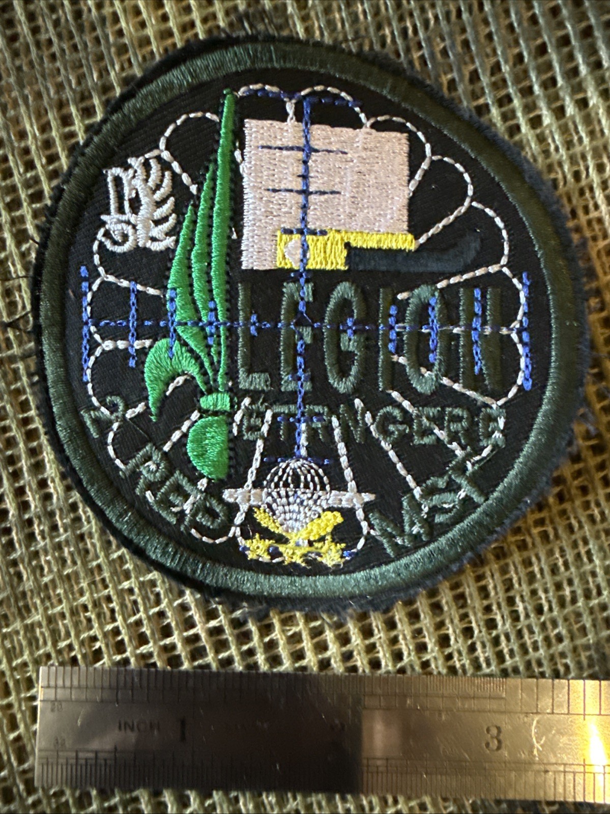 French Foreign Legion Unit Morale Patch -Sew On -Afghan Made