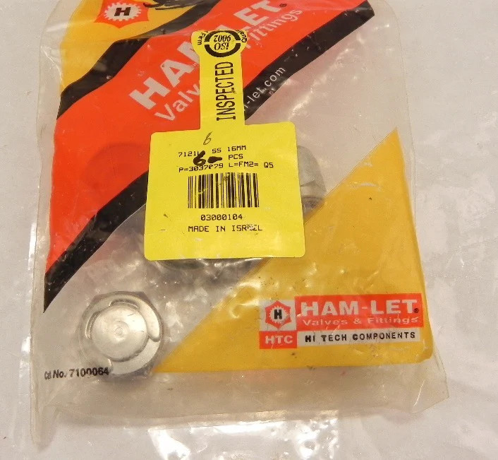 Ham-Let Plug 7121L SS 16mm (6)