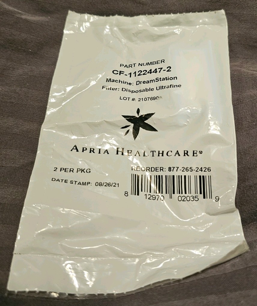 Apria Healthcare CF-1122447-2 Dreamstation Disposable Ultrafine Filter 2 Pack