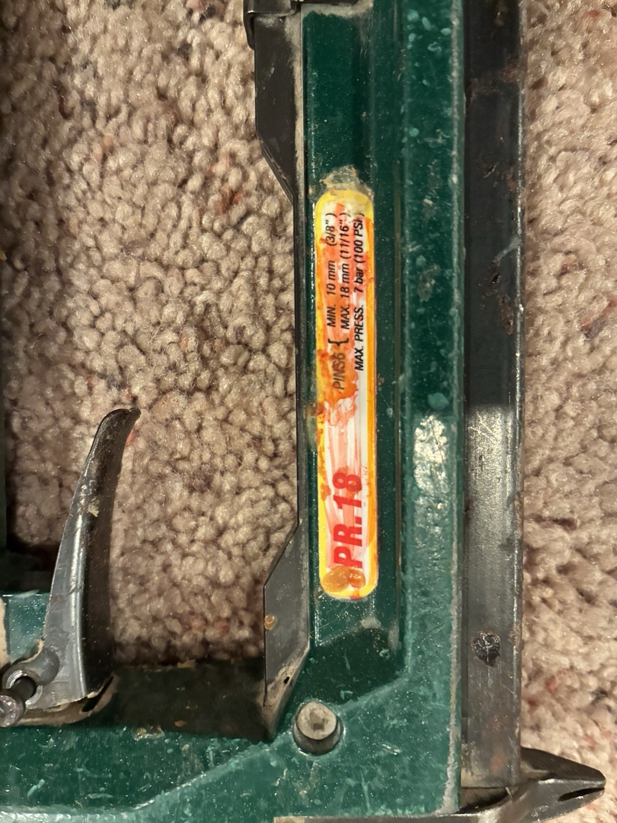 Omer PR-18 Pneumatic Pinner