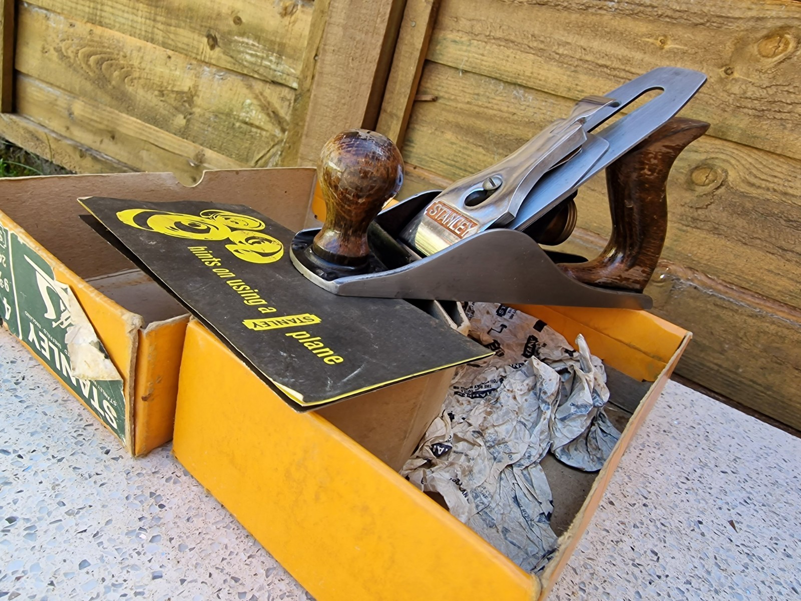 Vintage Stanley Plane No 4 Woodworking Tool