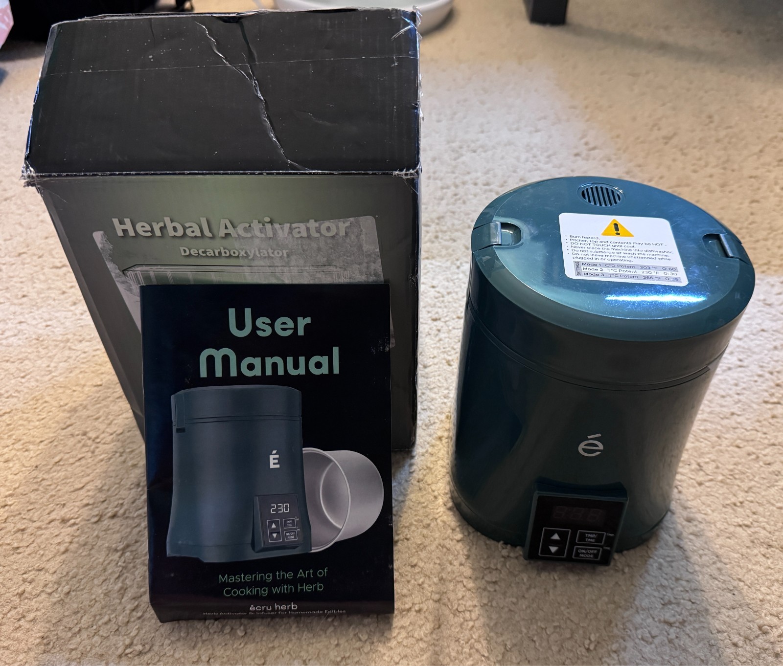 Ecru Household Herbal Activator Decarboxylator Infuser