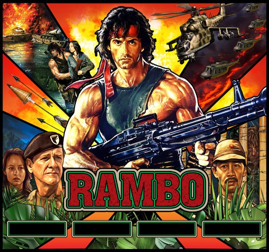 Special Force Pinball -RAMBO Conversion Kit