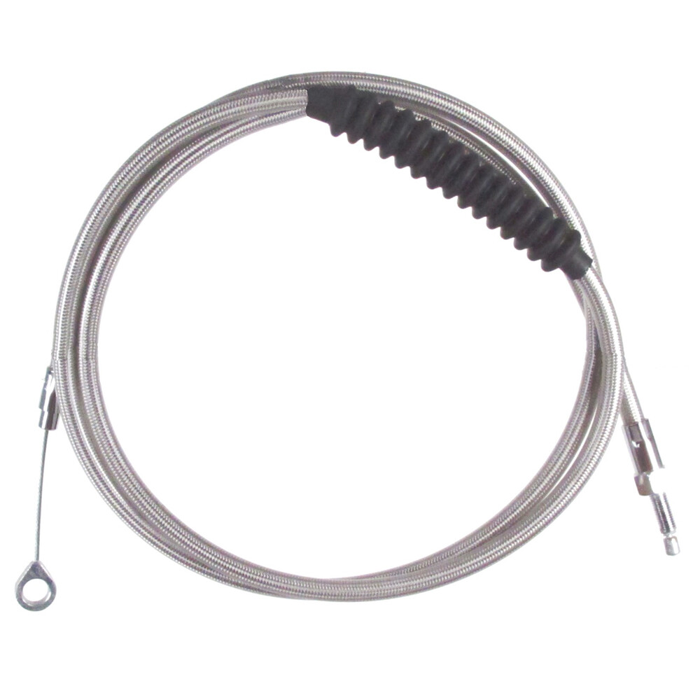 Stainless Braided +6" Clutch Cable 2000-2005 Harley-Davidson Dyna Super Glide