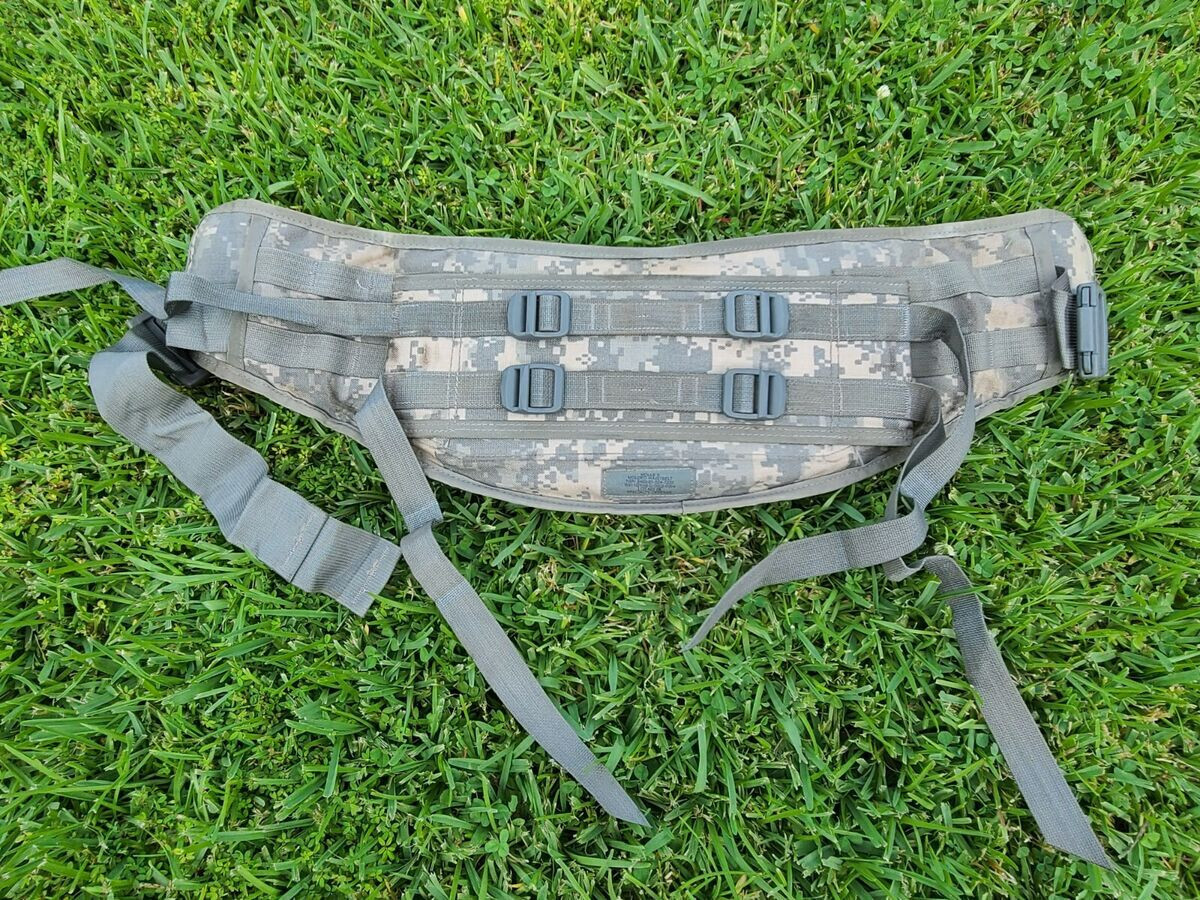 USGI ACU WAIST BELT for Large Rucksack MOLLE Molded Hip Belt VGC