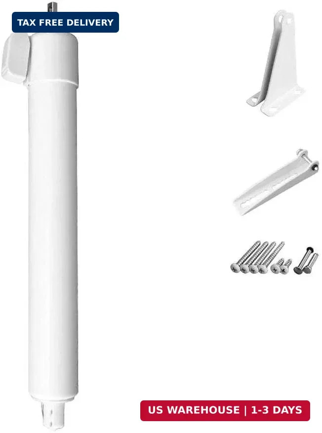 Touch 'n Hold Smooth - Heavy Duty Door Closer System (White)