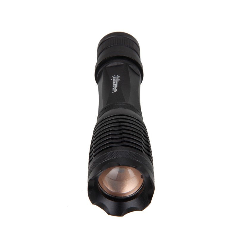 Rechargeable LED Flashlight 800Yards Work Light Predator Zoomable Torch + Switch