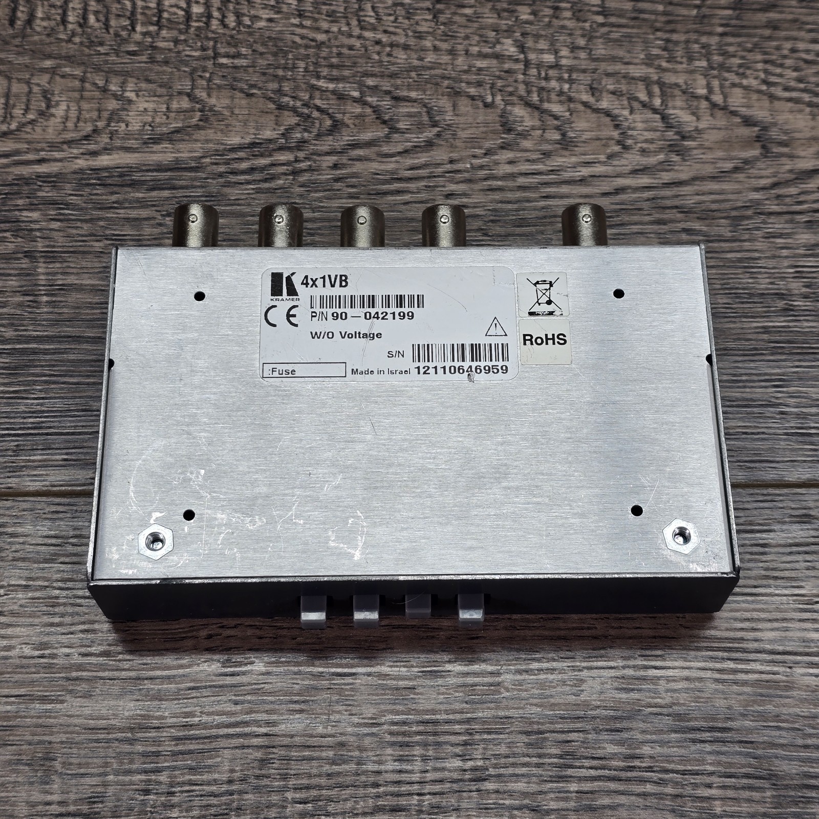 Kramer Tools 4x1VB High-Resolution Video Switcher - Tested Working