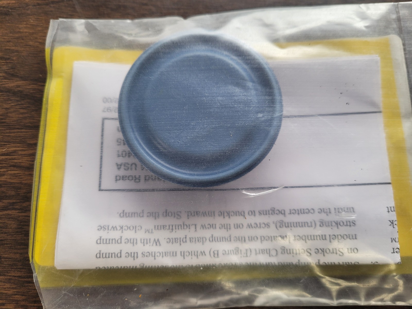 LMI 31420 1.8 Fluorofilm Diaphragm