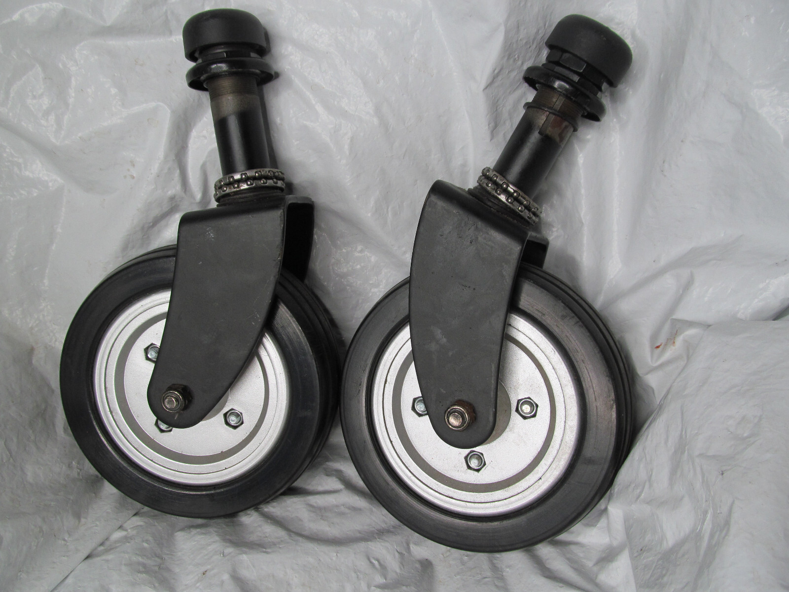 Drive Titan  Caster Wheels w/ Brackets Electric Wheelchair