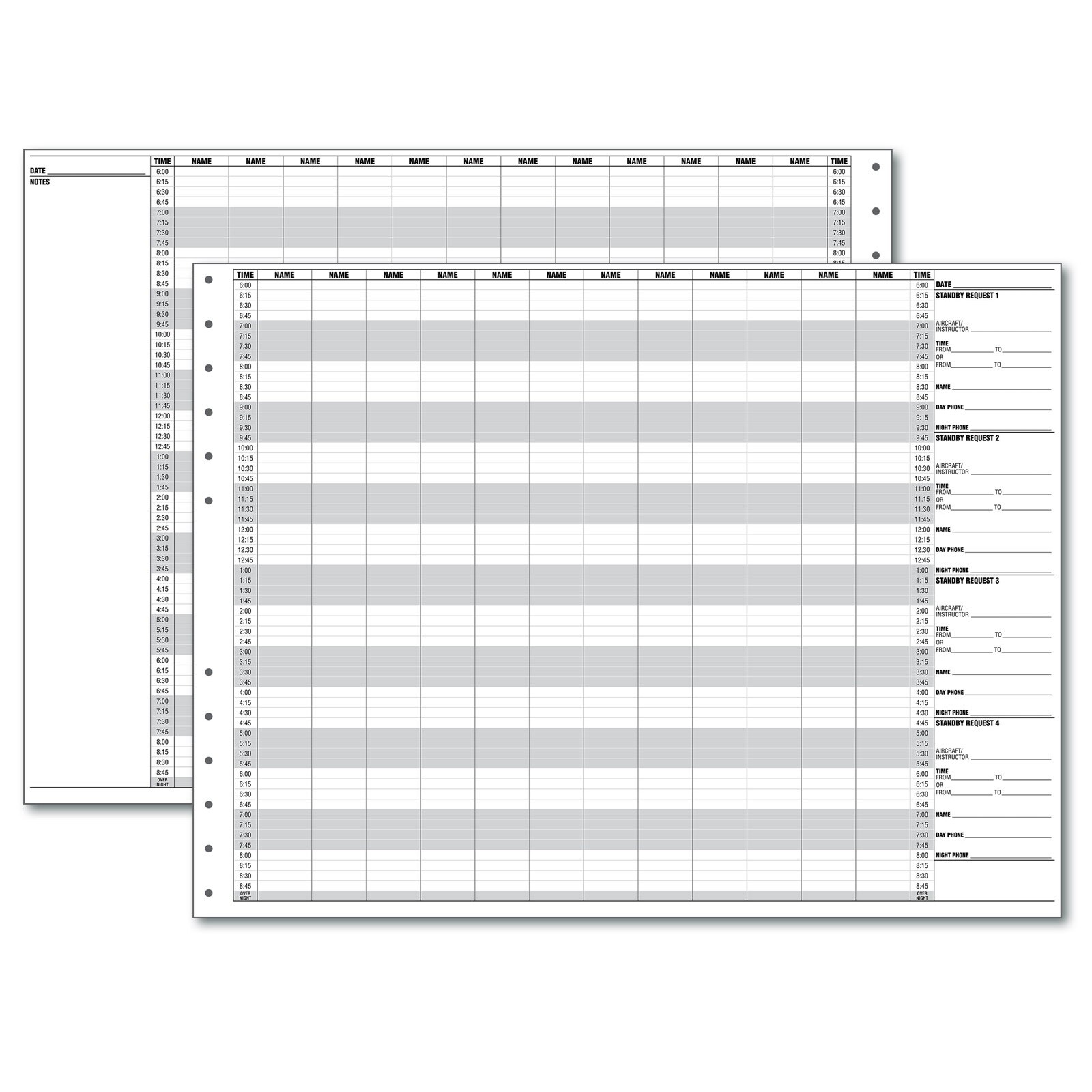 THE STANDARD® Flight Schedule Refill Pack - ASA-FS-60