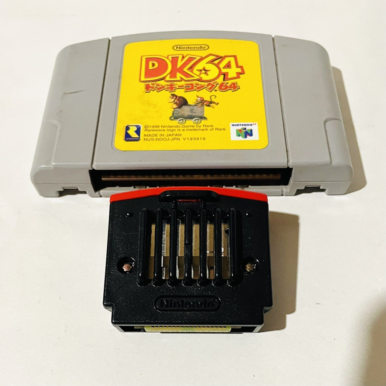 Nintendo Donkey Kong 64 Japanese Ver. with Memory Expansion Pak N64 NUS-007 dk64