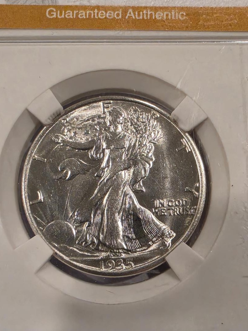 1935 D Walking Liberty Half Dollar MS65