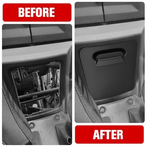 Polaris Engine Access Panel, Black Engine Panel for 2014-2023 Polaris RZR 4