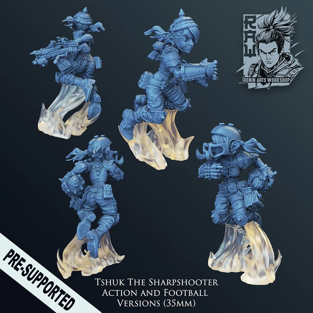 4x Goblins (Set of 8) - 28mm Heroic Fantasy RPG - Resin Tabletop Miniatures