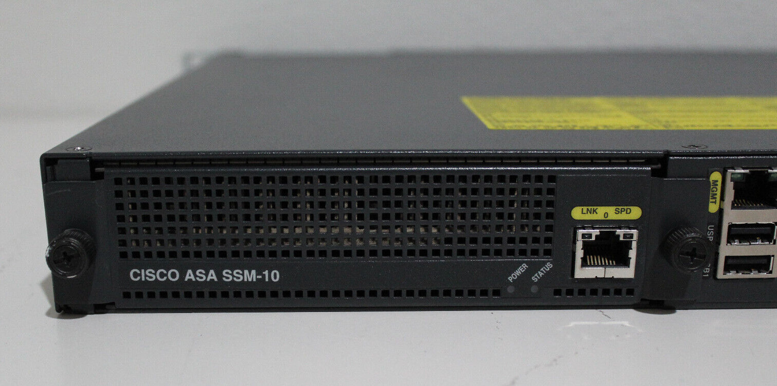 Cisco ASA 5510 Adaptive Security Appliance Firewall ASA5510 + SSM-10 Module