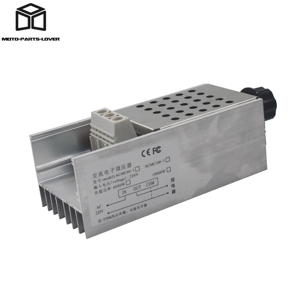 110-220V SCR Motor Speed Controller Volt Regulator Dimmer 10000W Maximum Power