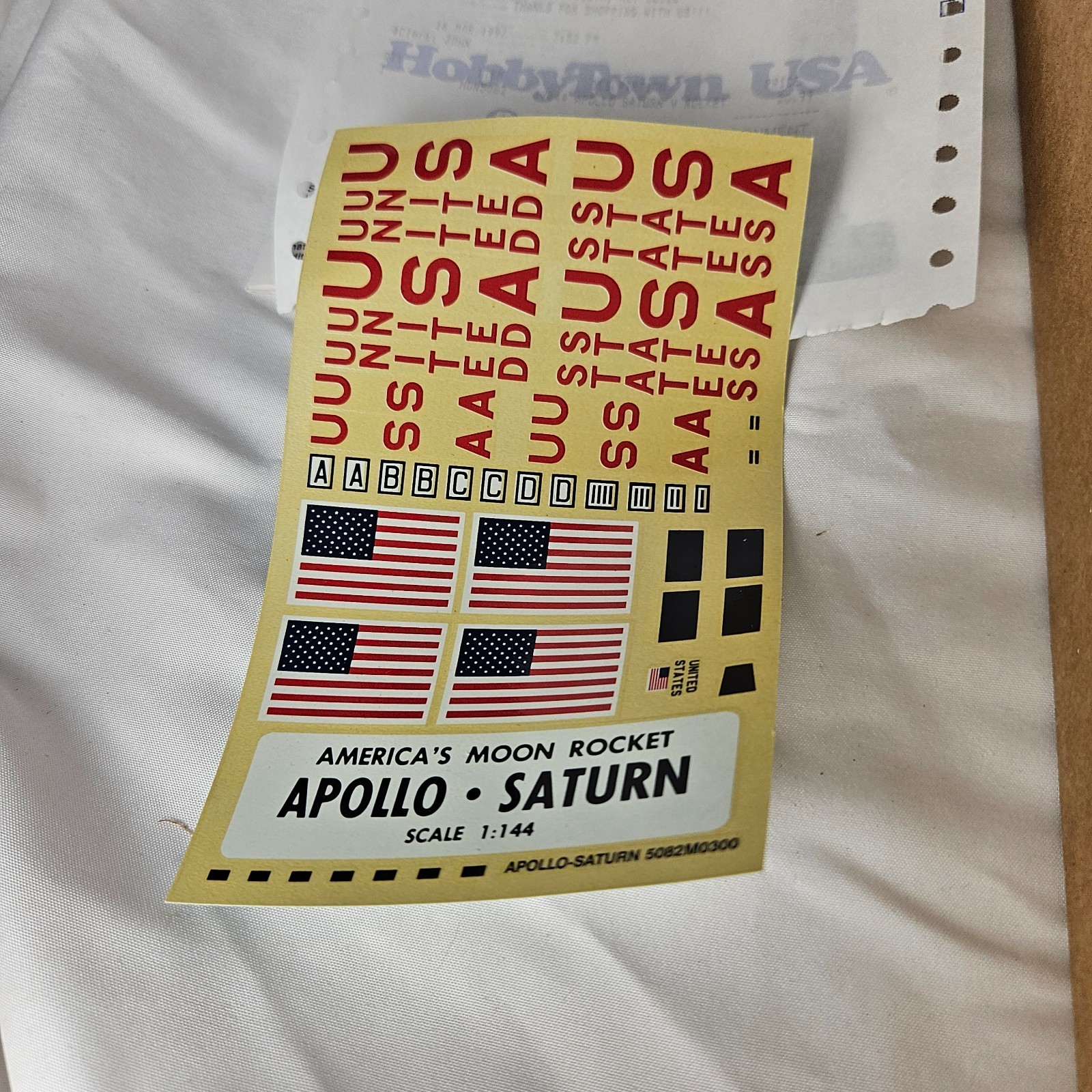 Monogram Apollo Saturn V Rocket 1/144 Scale Plastic Model Kit