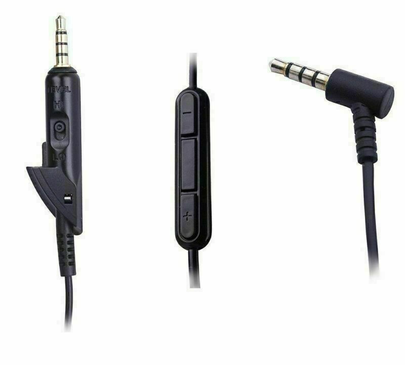 Replacement Audio Cable Cord For QuietComfort QC15 QC2 Headphone Wire Mic