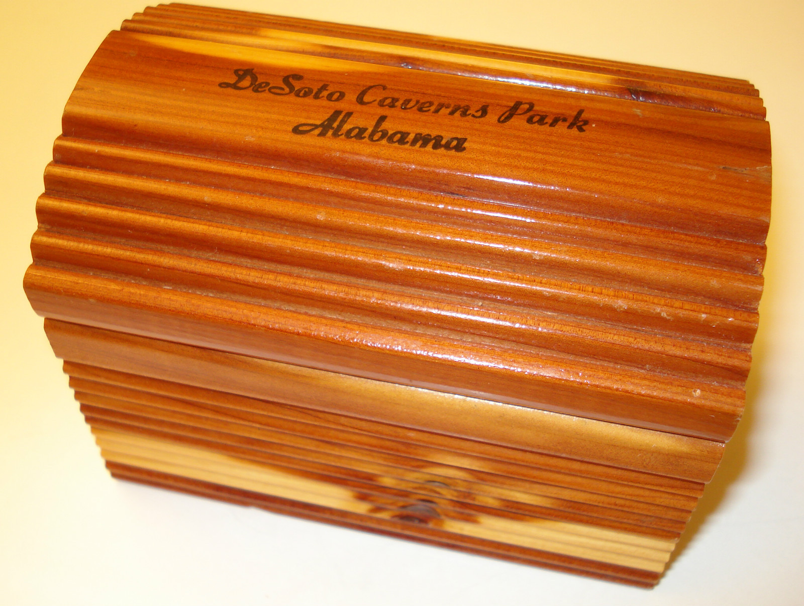 Wooden Trinket Jewelry Box De Soto Caverns Park Alabama