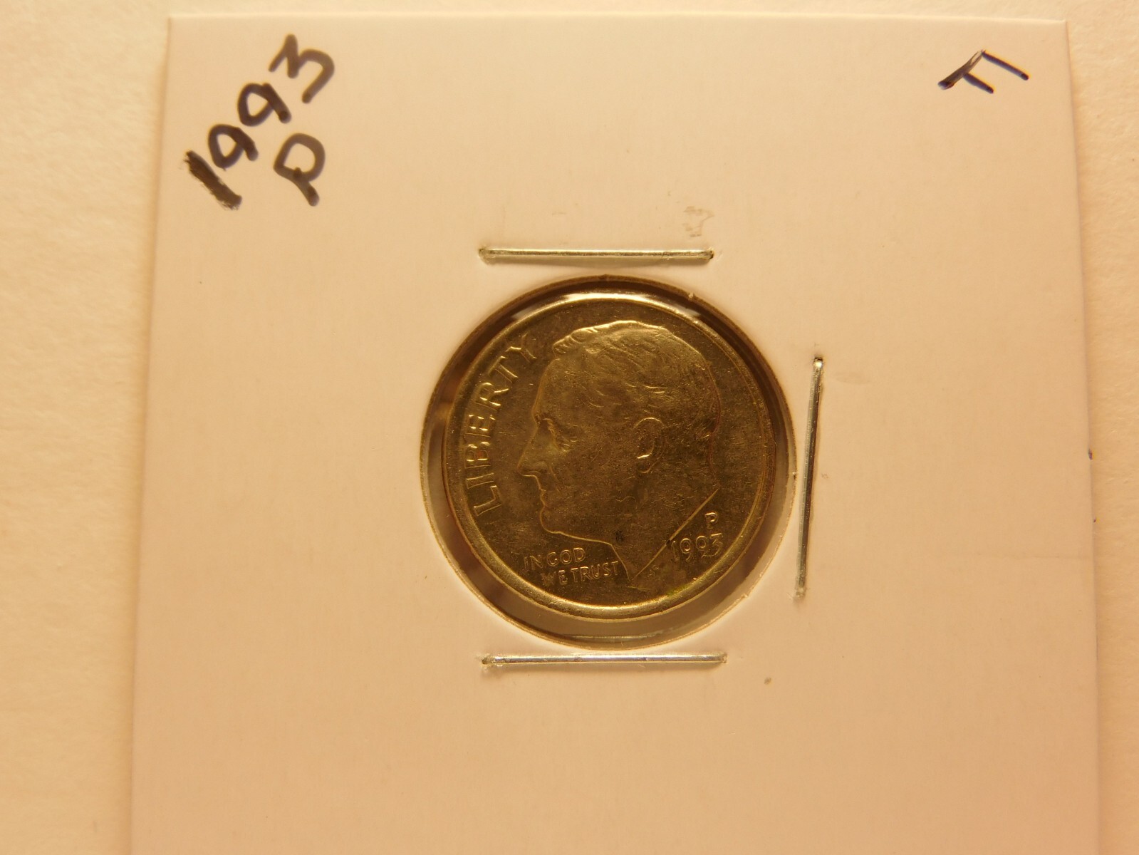 1993 D Dime-Very Good To Xtra Fine