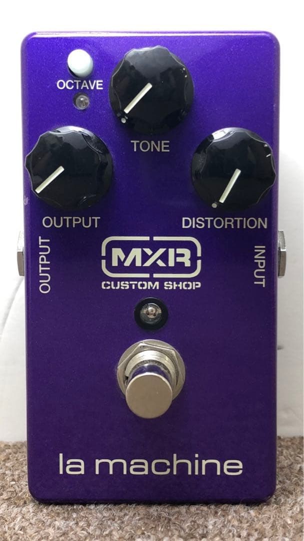 MXR LA Machine Octave Fuzz Operation confirmed with AC adapter