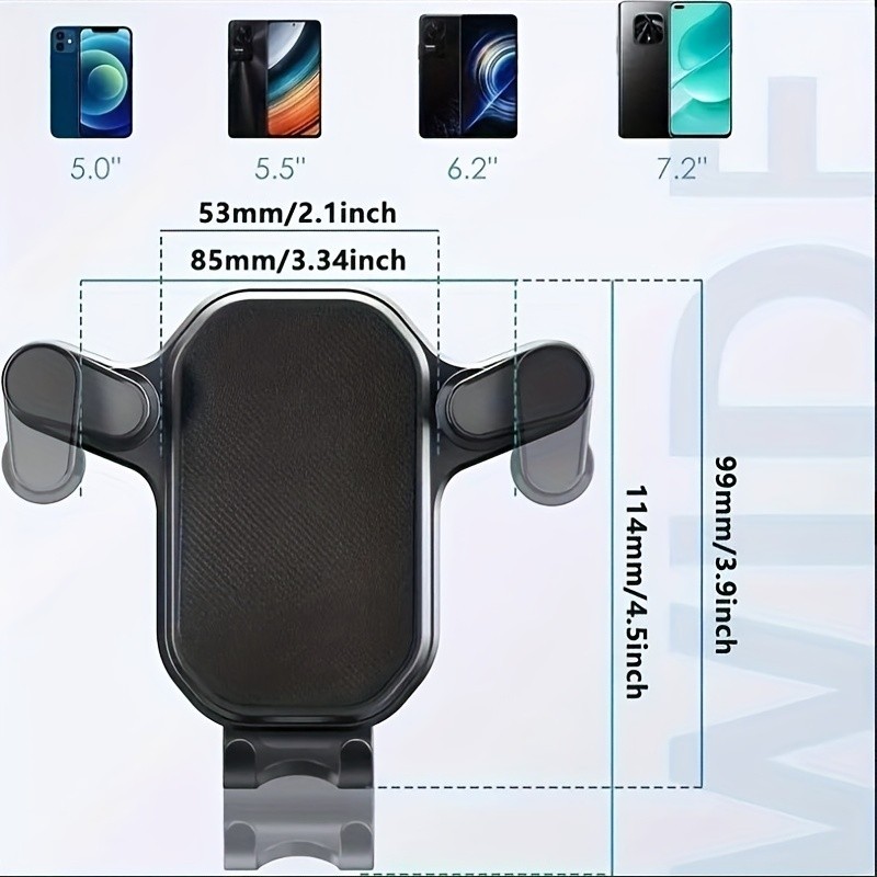 360° Universal Air Vent Mobile Phone Holder In Car Stand Cradle Mount GPS iPhone