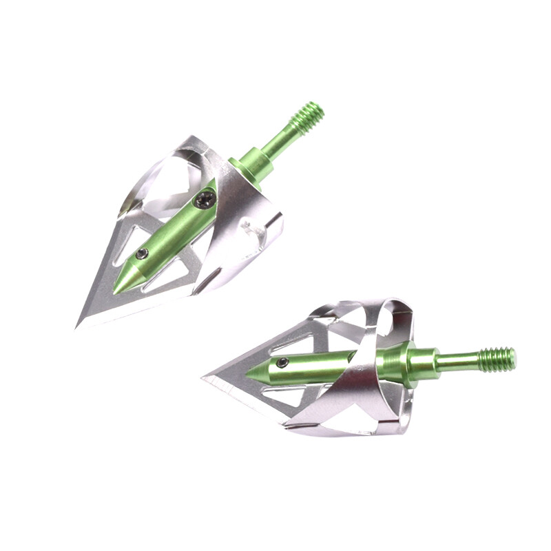 100Gr Broadheads 360° Hunting Archery Crossbow Bow Screw Arrow Points 3Pcs/Pack
