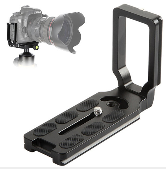 New MPU105 L Bracket Universal Quick Release Plate For DSLR Camera Tripod