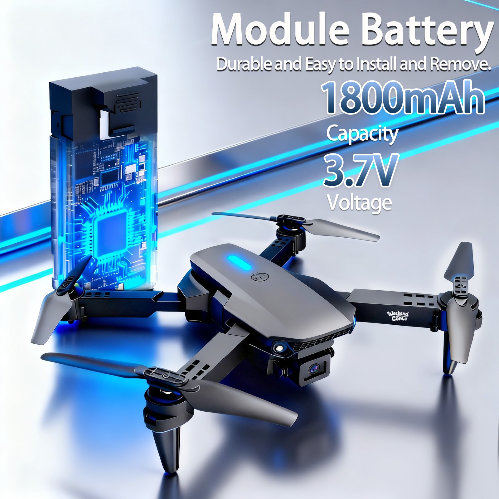 Drone Quadcopter 2026 5G 4K GPS HD Dual Camera WiFi FPV Foldable + 2/4 Batteries