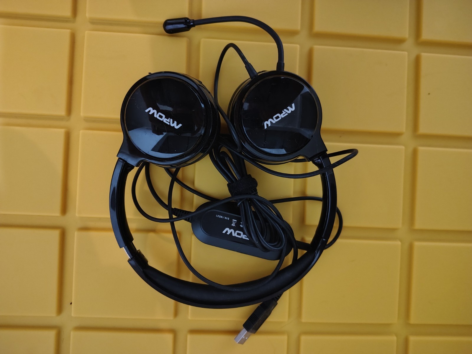 MPOW USB 3.5mm Wired Computer Headset - Noise Reduction Cancellation PA071A