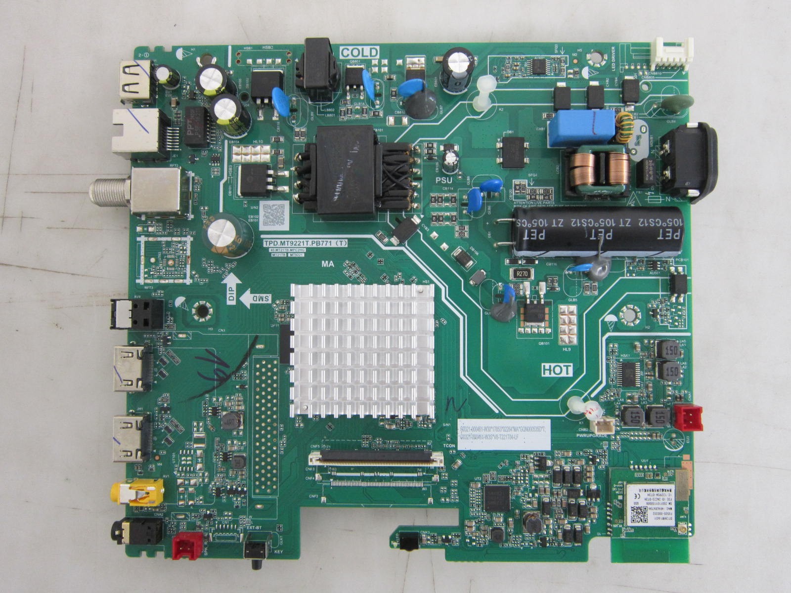 TCL 40Q3K Main Board G0321-000461-W30 [TPD.MT9221T.PB771 (T)]