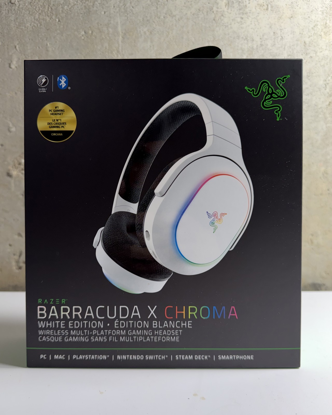 Razer Barracuda X Chroma Wireless Gaming USB Bluetooth Headset